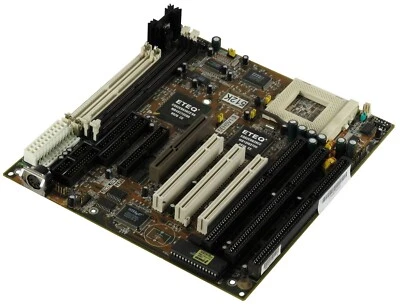 Mainboards Soyo SY-5EH5 V1.3 Socket 7 ETEQ82C663 SDRAM SIMM AGP PCI ISA - Image 1 of 2