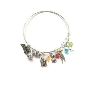 Harry Potter Bracciale Bangle Boccino D'Oro Hogwarts Grifondoro Pop Doni Morte - Picture 1 of 2