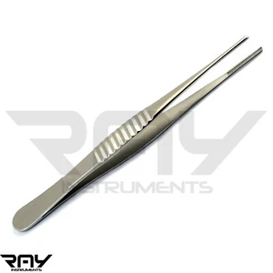Atraumatic Tissue Forceps Surgical Serrated Debakey Dissecting  Dental Tweezers - Picture 1 of 3