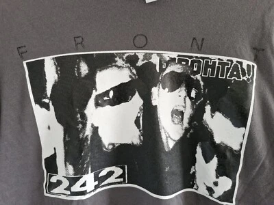 FRONT 242 T-Shirt FRONTA! Größe M L EBM electro Wax Trax! - Bild 1 von 3
