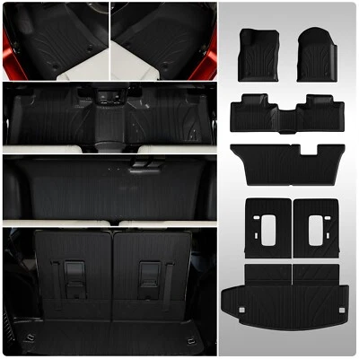 Compatible with 2016-2025 Dodge Durango 7 Seats Floor Mats Cargo Mat Trunk Liner Foto 1 de 4