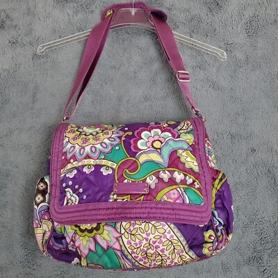 Bolso bandolera de viaje Vera Bradley púrpura brezo bayas bolso de pañales Foto 1 de 4