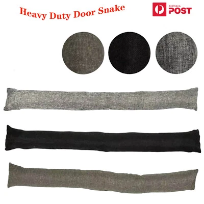 Heavy Duty Door Snake Sausage Draft Stopper Weather Seal Draught Wind Excluder - image 1 of 4