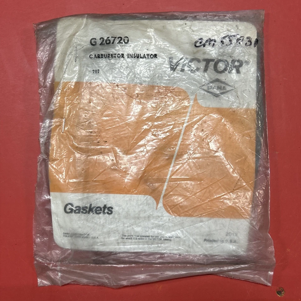 Junta de montaje de carburador Victor Dana G26720 para 75-79 Pontiac 301-350-400-45 Foto 1 de 4
