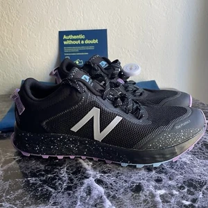 New Balance Fresh Foam Arishi Shoes Women’s Size 8.5 Black Purple Blue Sneakers - Picture 1 of 7