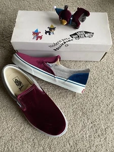 Vans Japan Slip On 11 Modern Pets Rollicking Velveteen ABC V98RK - Picture 1 of 10