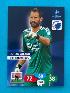 2014 Panini Trading Cards Champions League 2013-14 Johan Wiland KOBENHAVN