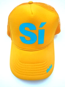 Si (sí) Unisex Tipo Espuma de Camionero Sombrero Snapback ~ ¡Revelación de Género Fiesta Niño! - Imagen 1 de 8