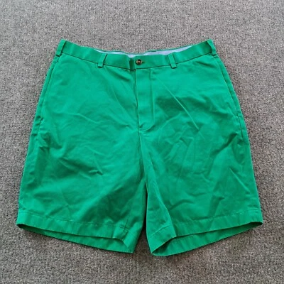 Pantalones Cortos Chinos Brooks Brothers 346 Para Hombre Talla 35 Verde Frente Plano Algodón 34x9 Foto 1 de 4