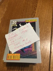 Juego básico completo de tarjetas coleccionables de DC Comics 1991, #1-180. BoxQ - Imagen 1 de 6