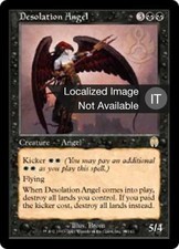 1X Desolation Angel Apocalypse Damaged Italian MTG CARD