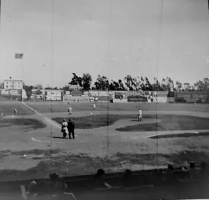 LOS ANGELES ANGELS ANTIQUE PHOTO NEGATIVE BASEBALL WASHINGTON FIELD c. 1911 - Picture 1 of 2