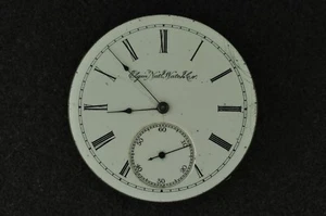 MOVIMENTO OROLOGIO DA TASCA VINTAGE MISURA 16 GRADO 114 ELGIN H.C. - NON FUNZIONANTE - Foto 1 di 2