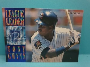 Tony Gwynn🏆Fleer '95  League Leader #6 of 10 Baseball Card 🏆 FREE POST