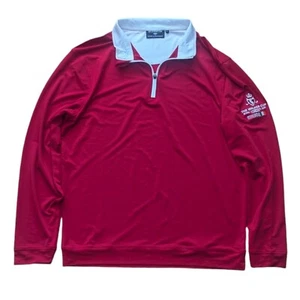 Walker Cup 2019 Royal Liverpool Hoylake Glenmuir Red Base Layer Embroided Logo - Picture 1 of 7
