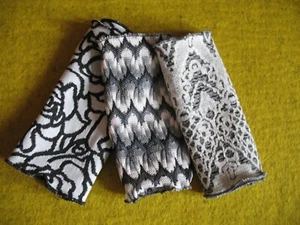 Konvolut (3Paar) Kinder-Hand-Stulpen, Pulswärmer in schwarz/grau Tönen - Bild 1 von 4