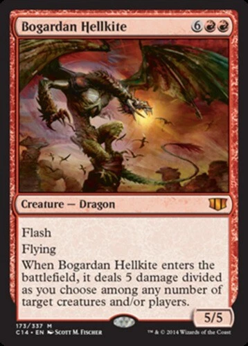 x1 Bogardan Hellkite M MTG Commander 2014 M/NM, English - Image 1 of 1