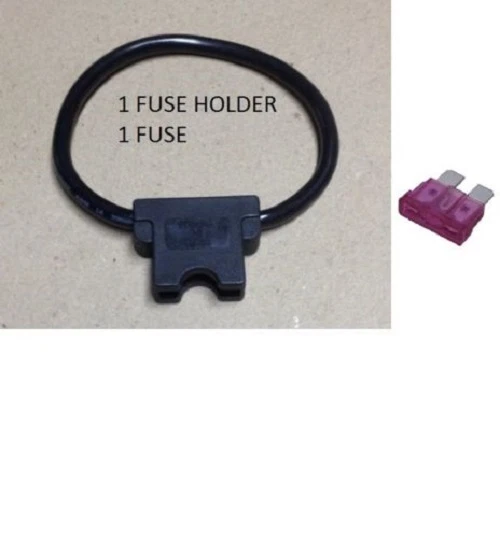 SOPORTE FUSIBLES ATC CALIBRE 10 EN LÍNEA (1 pieza) Incluye (1 pieza) FUSIBLE 35 AMPERIOS Envío Gratis EE. UU. Foto 1 de 1