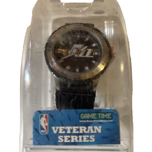 Men's Game Time Utah Jazz Watch New Case NBA Black Any Size - Picture 1 of 13