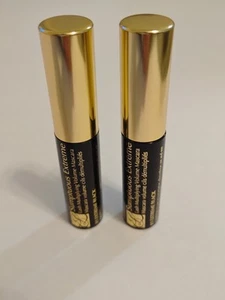 Lotto x2 Estee Lauder Sumptuous extreme lash mascara 01 extreme NERO MINI DA VIAGGIO - Foto 1 di 3