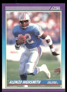 1990 Score #138 Alonzo Highsmith Houston Oilers Football Card - Picture 1 of 2