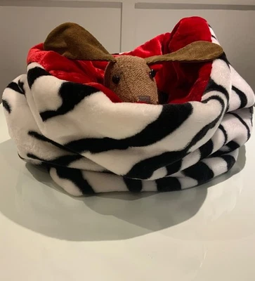 Saco grande de lujo para acurrucarse, cama para perros gatos, bolsa para acurrucarse para perros salchichas saco de dormir para mascotas Foto 1 de 4