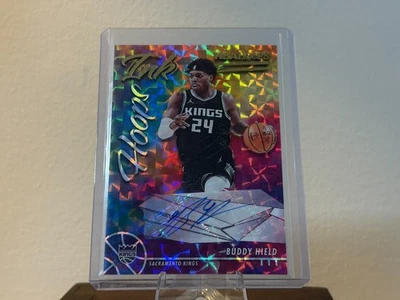 2021-22 NBA Hoops #HI-BHD Buddy Hield Hoops Ink Auto Autograph Sacramento Kings - Image 1 of 2