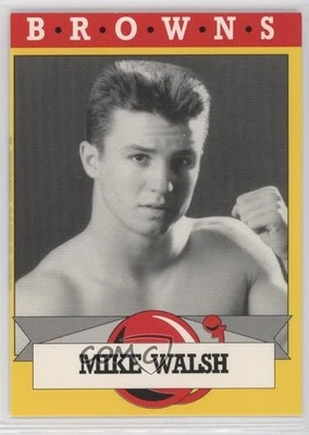 1993 Brown's Boxing Cards Mike Walsh #76 - Image 1 of 2