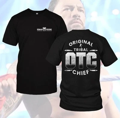 Camiseta WWE Roman Reigns OTC 10 Estrellas 2 Caras Negra Unisex S-5XL Camisa de Luchador  Foto 1 de 4