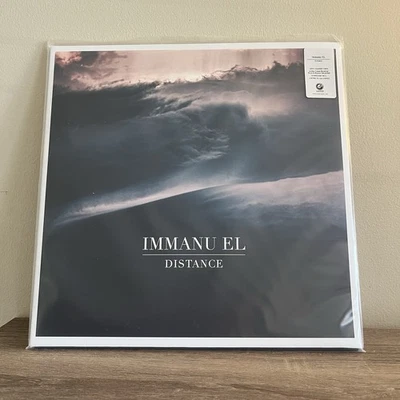 Immanu El, Distance Vinyl Record, New, Clear W/ Blue & Black Splatter Foto 1 de 4