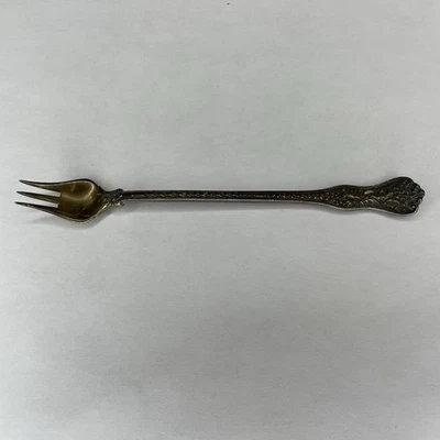 Olympian by Tiffany and Co Sterling Silver Cocktail Fork 6" Antique Silverware - Image 1 of 4