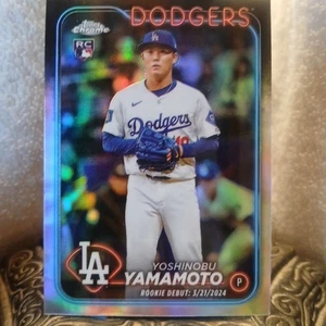 SP!! RC!! MVP!! REFRACTOR!! Yoshinobu Yamamoto 2024 Topps Chrome Update USC108 - Picture 1 of 9