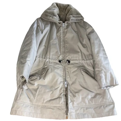 Chaqueta con Capucha Mighty Mac Out O' Gloucester Parka Forrada de Piel Cremallera Completa Hecha en EE. UU. M L Foto 1 de 4