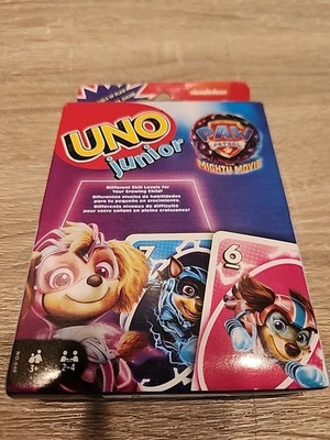UNO Junior Paw Patrol: The Mighty Movie Kids Card Game (56cards, 2-4 players) - Image 1 of 3