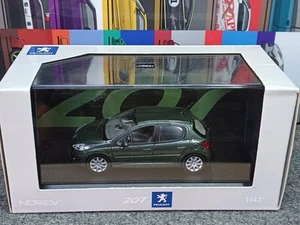 1/43 Norev Peugeot 207 5 puertas diecast verde - Imagen 1 de 6