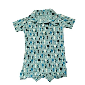 Kickee Pants Gardening Tools Romper Size 0-3m - Picture 1 of 5