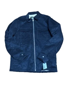 Chaqueta forrada de vellón de pana negra Sonoma talla 2XB nueva con etiquetas - Imagen 1 de 2