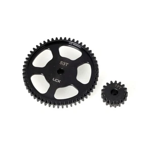 Transmisión de acero duro LCX 53T engranaje helicoidal 17T engranaje de piñón para axial RBX10 RYFT - Imagen 1 de 4