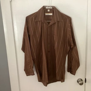 John Henry Long Sleeve mens dress shirt 15 1/2 32-33 Pre Owned  - Picture 1 of 3
