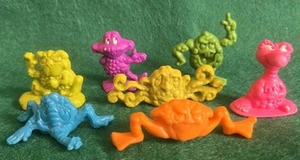 1970's "FREAKIES" RALSTON CEREAL PREMIUM SET OF 7 Plastic FIGURES Complete RARE - Picture 1 of 7