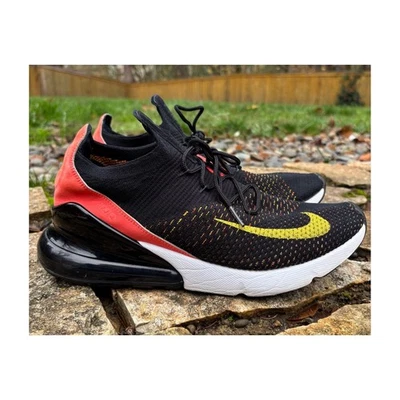 Nike женские Air Max 270 Flyknit AH6803-003 черный кроссовки размер 12 - Изображение 1 из 4