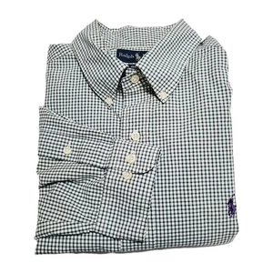 Polo Ralph Lauren grau Karomuster Herren Hemd 16,5-32/33" - Bild 1 von 4