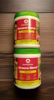 Лот из 2 УДИВИТЕЛЬНЫХ ТРАВЯНЫХ ЗЕЛЕНЫХ СМЕСЕЙ «НАСТРОЕНИЕ» МАРАКУЙЯ ЦИТРУСОВЫХ ПРОБИОТИКОВ 09/26 - Изображение 1 из 3