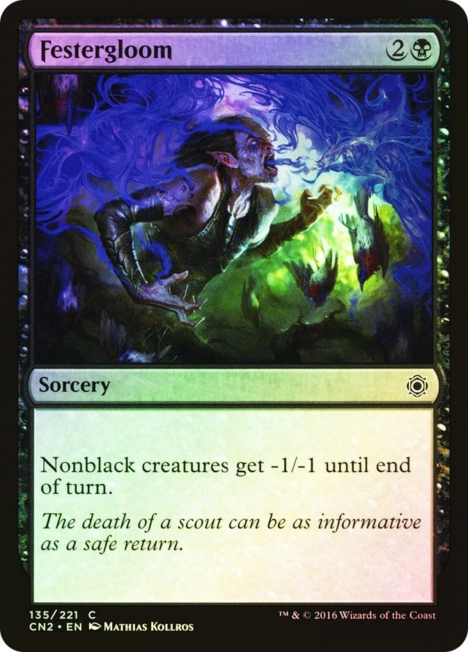 MTG FOIL Festergloom  - Conspiracy: Take the Crown #135 - Image 1 of 1