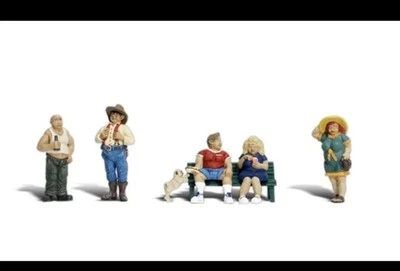 Woodland Scenics HO Scale Full Figured Folks A1845 - Image 1 of 3