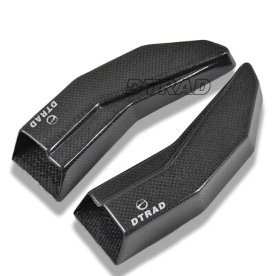 Glossy Carbon Fiber Brake Disc Cooling Air Duct For SUZUKI GSXS750 2018-2019 Foto 1 de 4