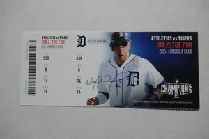 DETROIT TIGERS VS ATHLETICS 6/2/2015 FULL TICKET ~ BEN ZOBRIST (GRAND SLAM HR) - Picture 1 of 1