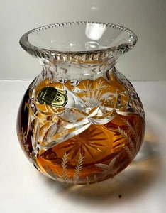 Julia Etched Glass Vase - Picture 1 of 6