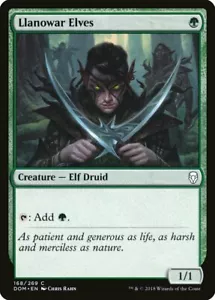 Llanowar Elves - Dominaria (C) - Magic: The Gathering MTG - Bild 1 von 1