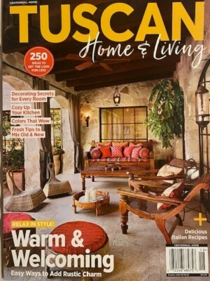 TUSCAN HOME & LIVING warm & welcoming RUSTIC CHARM 250 looks for less OLD/NEW - Image 1 of 4